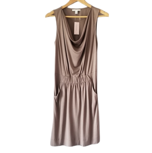 NWT Banana Republic Sleeveless Midi Dress Cowl Neck - Picture 2 of 10
